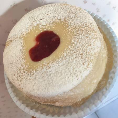 Vulcão Ninho com morango