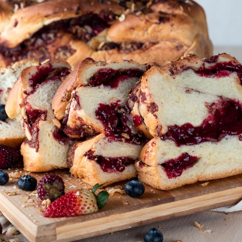 Brioche Frutos Rojos**