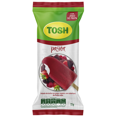 Helado Tosh Pasión