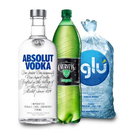 Combo Vodka Absolut