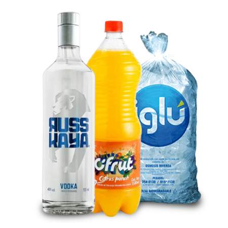 Combo Vodka Russkaya
