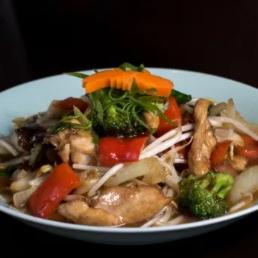 Pollo con verduras