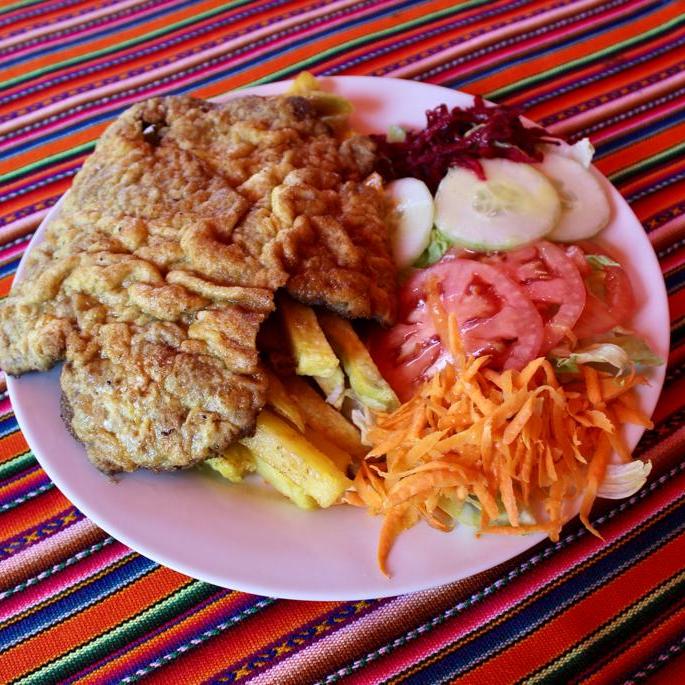 Milanesa de carne de lomo fino