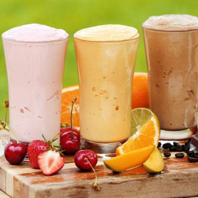 Jugos Naturales en leche