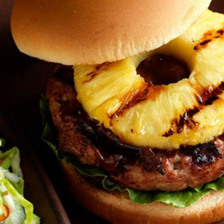 Hamburguesa hawaiana