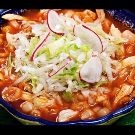 POZOLE ROJO POLLO