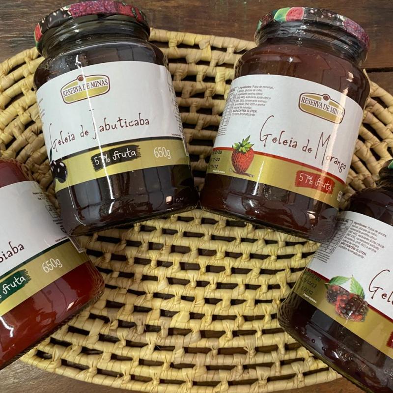 GELÉIAS DE FRUTAS RESERVA 650G