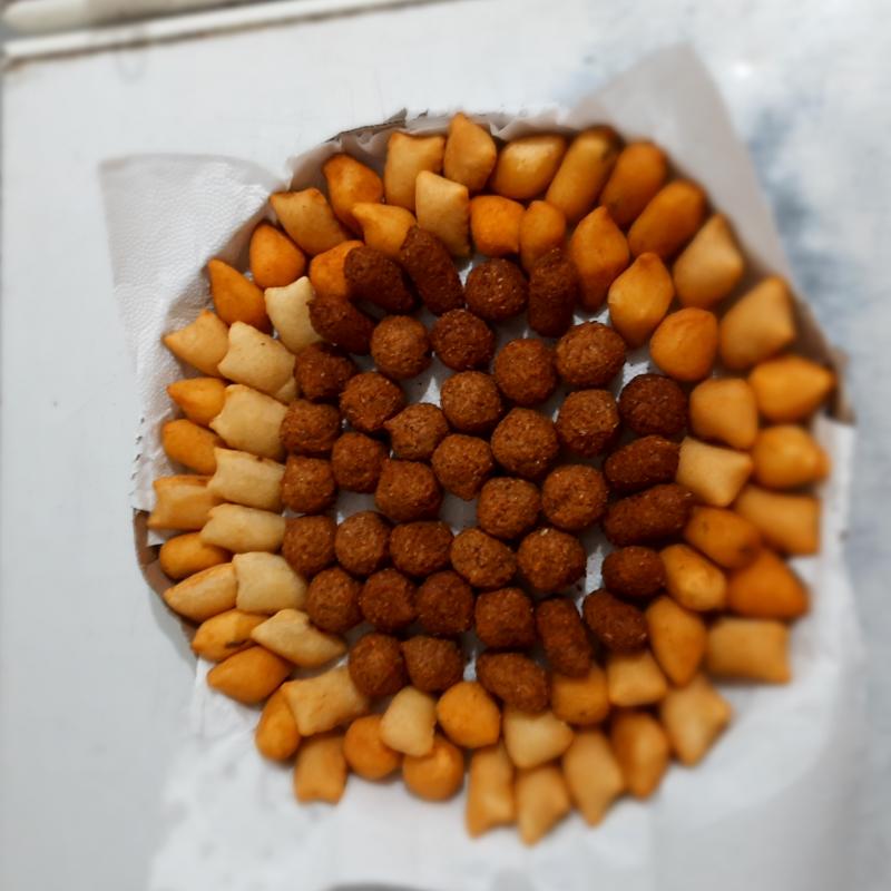 50 SALGADINHOS FRITOS