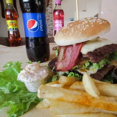 Hamburguesa triple carne
