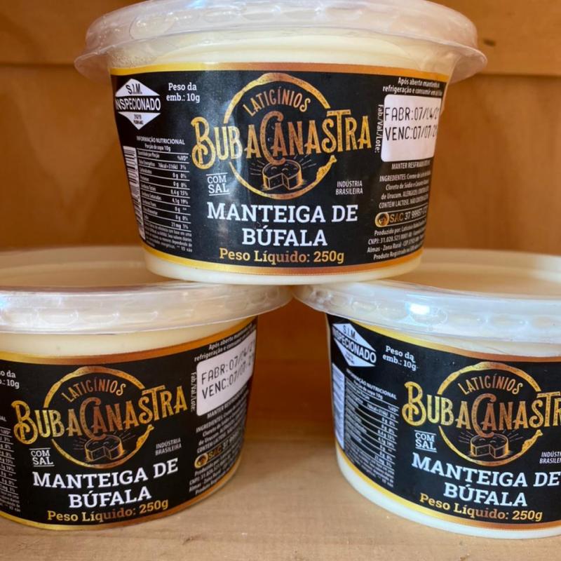 -407-MANTEIGA DE BÚFALA 250g $12,00