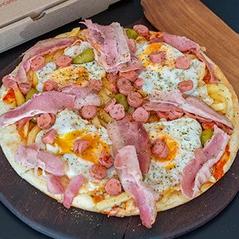 Pizza Súper Cochina + Bacon