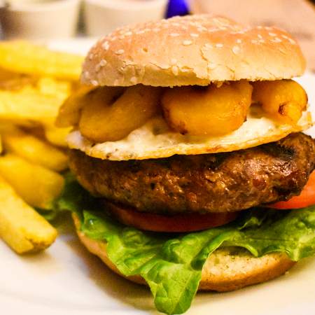 Hamburguesa a lo pobre