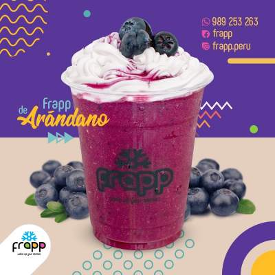 Frapp de Arándano