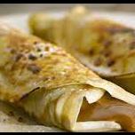 Panqueque con dulce de leche