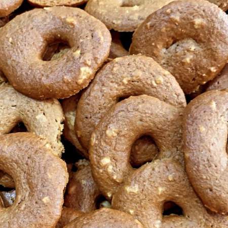 Rosquinha Amendoim Aveia e Quinoa