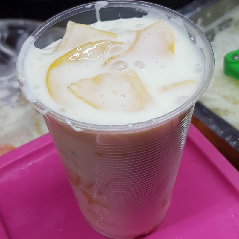 Duraznos con crema