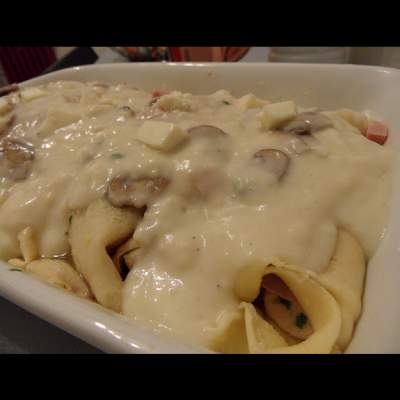 Crepe de Pollo con Champiñones