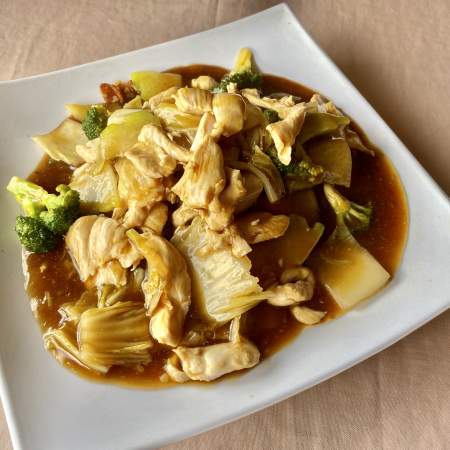 36- Chop Suey En Salsa Con Pollo ( medio )