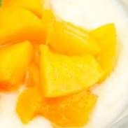 DURAZNOS CON CREMA (copa 12oz)