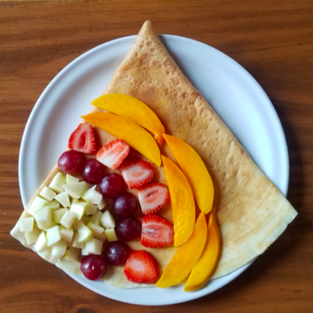 Crepe Frutas Grande