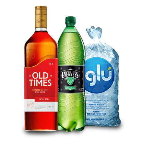 Combo Whisky Old Times Red