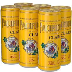 Six Cerveza Pacifico Clara 355ml