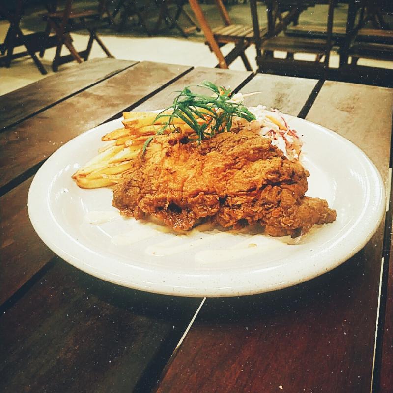 Frango Frito + Coleslaw + Batatinha frita