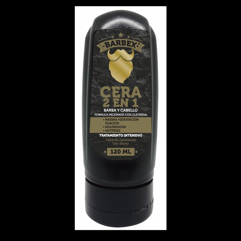 Cera 2 en 1 Barba y Cabello 120 Gr