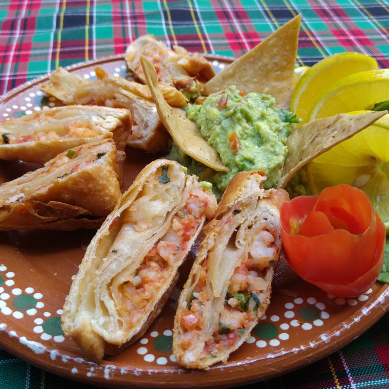 Chimichangas de Camarón
