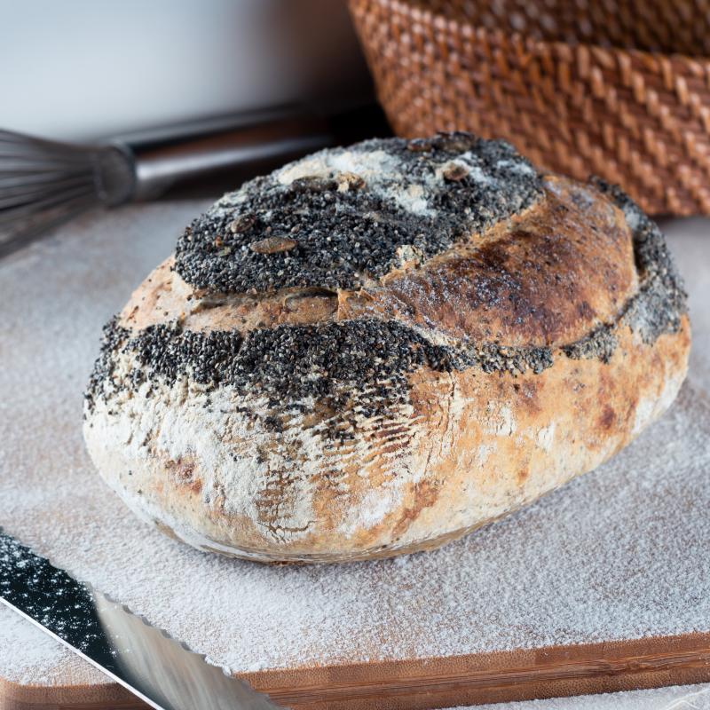 Masa Madre Semillas de Chía y Amapola