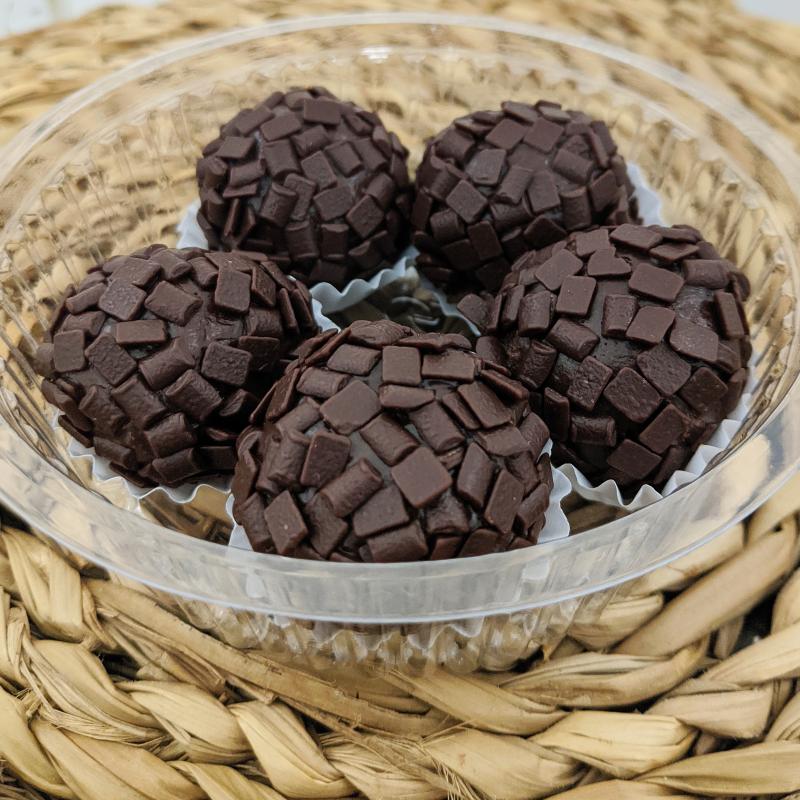 Brigadeiro vegano/vegetariano sem leite (cx com 5 un.)