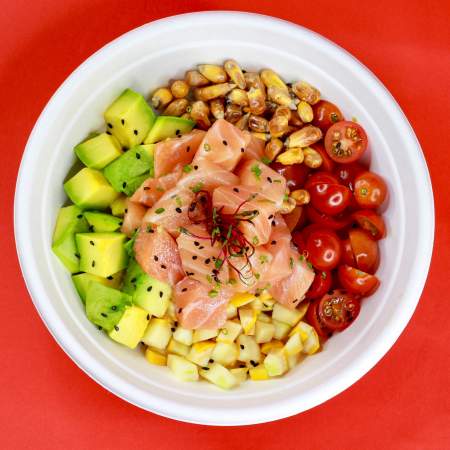 Salmón trufado