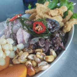 Ceviche Clasico pescado & Conchas Negras