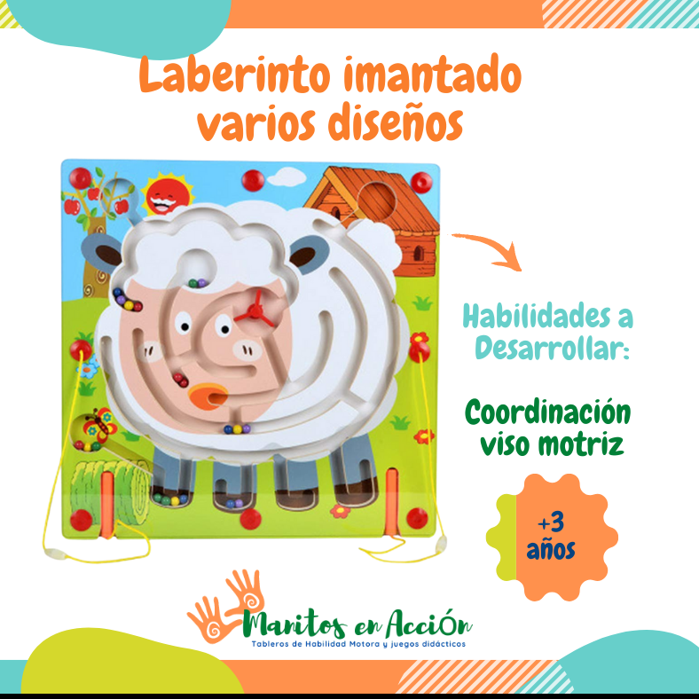 Laberinto imantado varios diseños(copy)