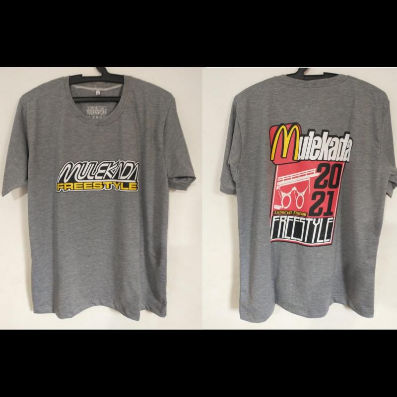 CAMISETA LINHA  MAC CINZA MESCLA COD 30121 R$ 45,00