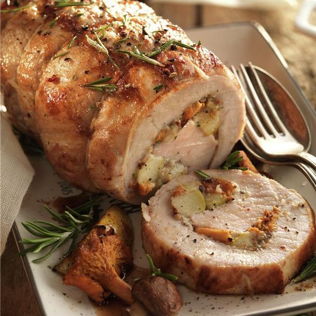 Lomito de cerdo relleno