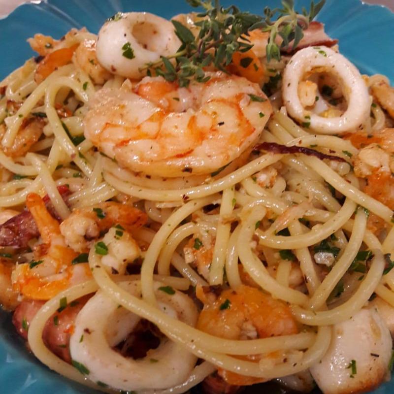 Spaghetti ao Frutos do Mar