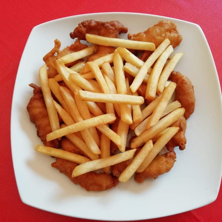 POLLO CON PAPAS