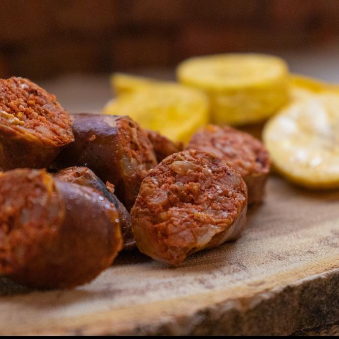 Longaniza ahumada con chifle