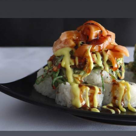 43.Ebi Salad Roll