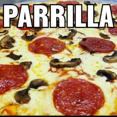 PIZZA PEPERONI CON CHAMPIÑON