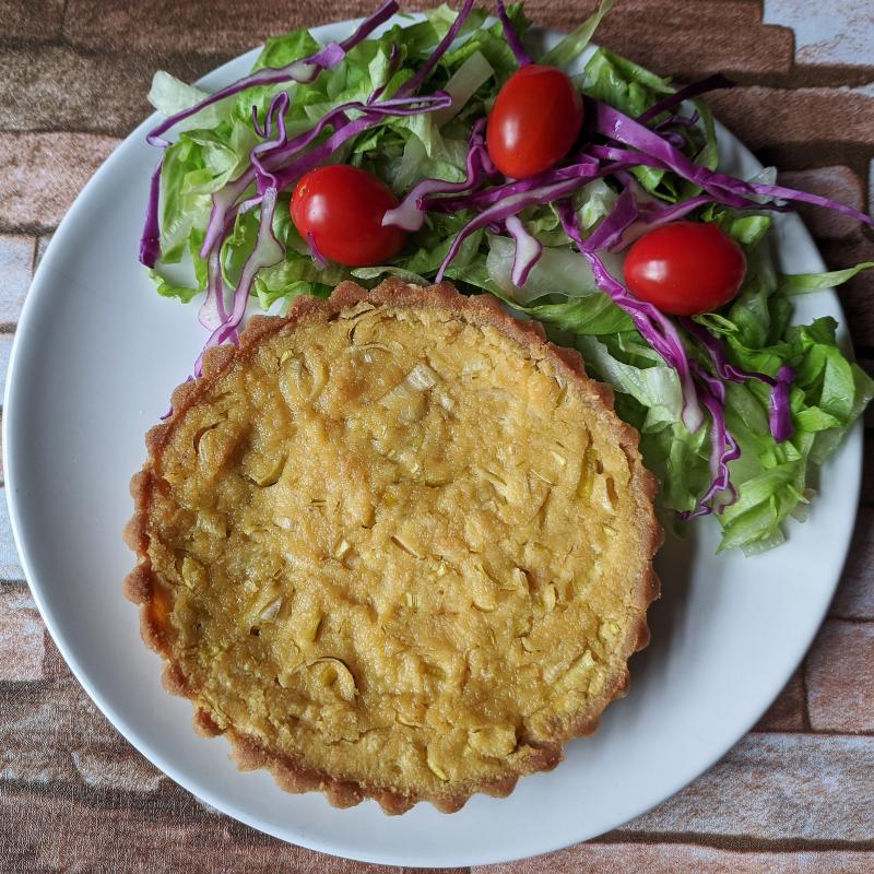 Quiche Vegana e Proteica de Alho poró 250g