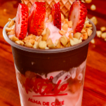 Malteada Fresa Maní