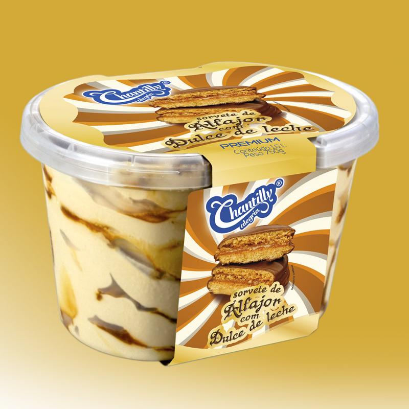 Alfajor com doce de Leite - 750g - 1,5L