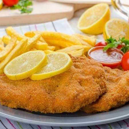 milanesa de pollo