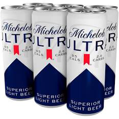 Six  Michelob Ultra Lata 355ml