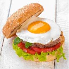 Burger Egg
