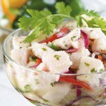 Ceviche de pescado grande