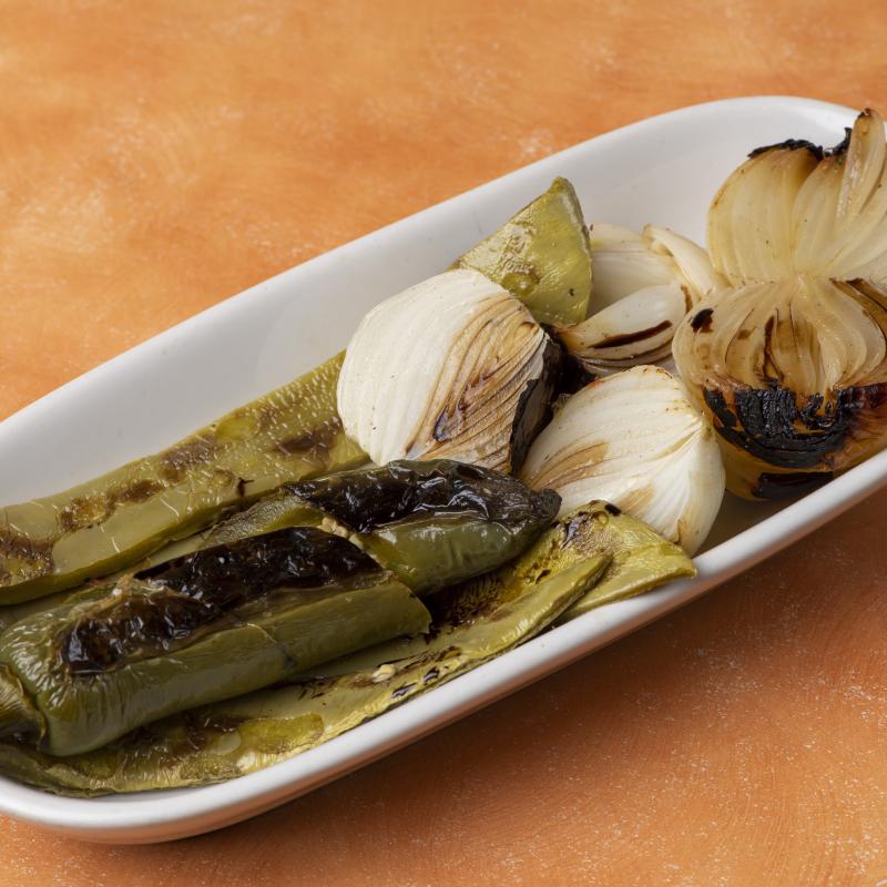 Orden de cebolla con nopales