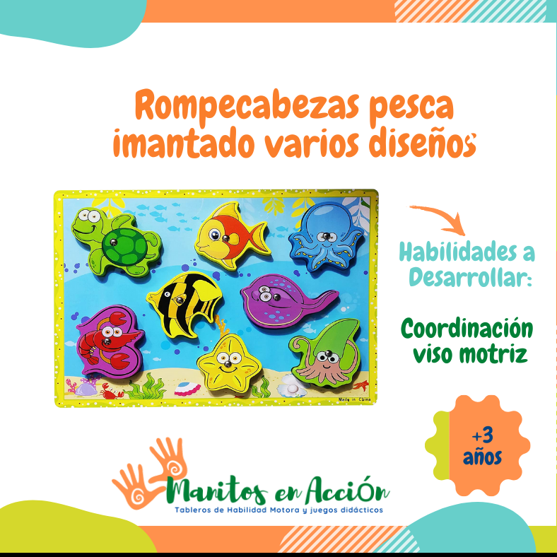 ROMPECABEZAS PESCA IMANTADO